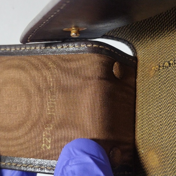 Vintage Fendi Brown leather Zucca Six Hooks Key Case 3.75x2 25-in - Luxury "#03" - Picture 11 of 11